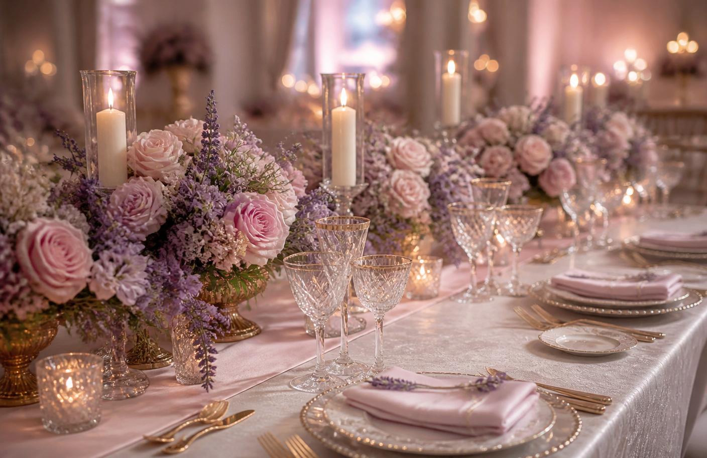 Wedding table styling