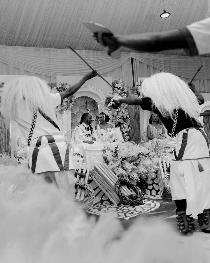 A joyful traditional African wedding ceremony